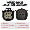 Motorcycle Rear Luggage Brake Light For Harley Touring Street Glide Road King FLHR 14-22 Motorbike LED Turn Signals Taillights