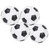 Table Soccer Foot s Replacement   Plastic Black and White Soccer  (4Pcs)