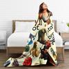 Italian Brainrot Funny AI Meme Blanket Flannel Print Tung Sahur Multi-function Ultra-Soft Throw Blanket Office Bedspread Quilt