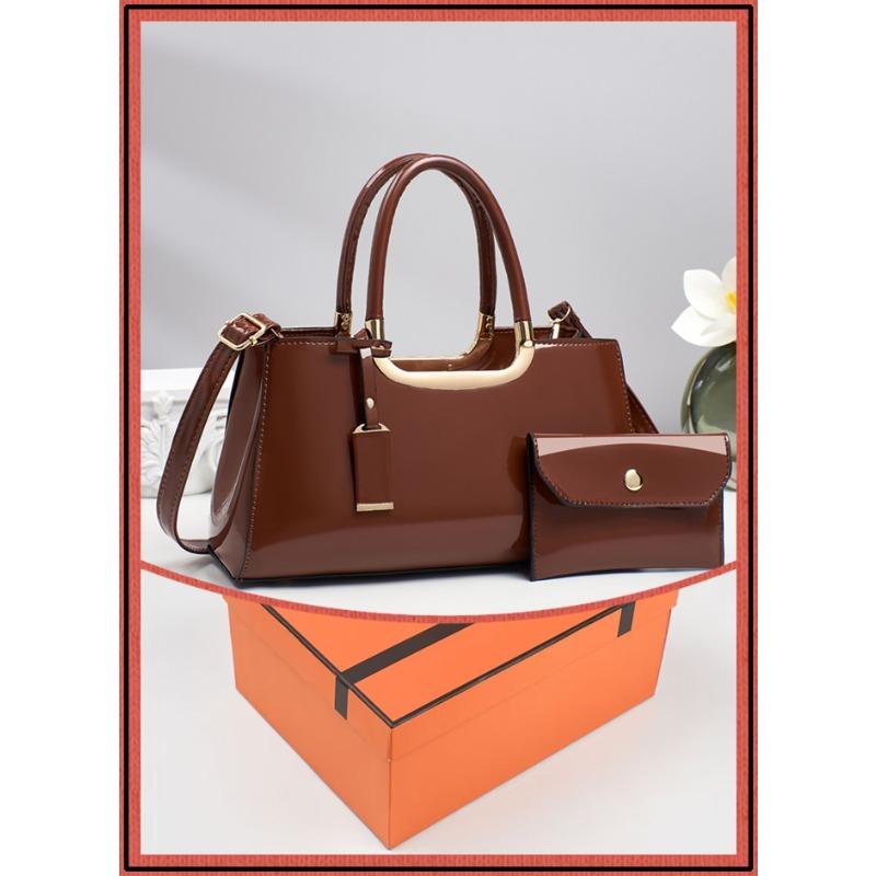 Bolso de mujer nuevo, simple y de moda, de charol brillante, bolso bandolera de novia, bolso de mano, bolso de cena para mujer