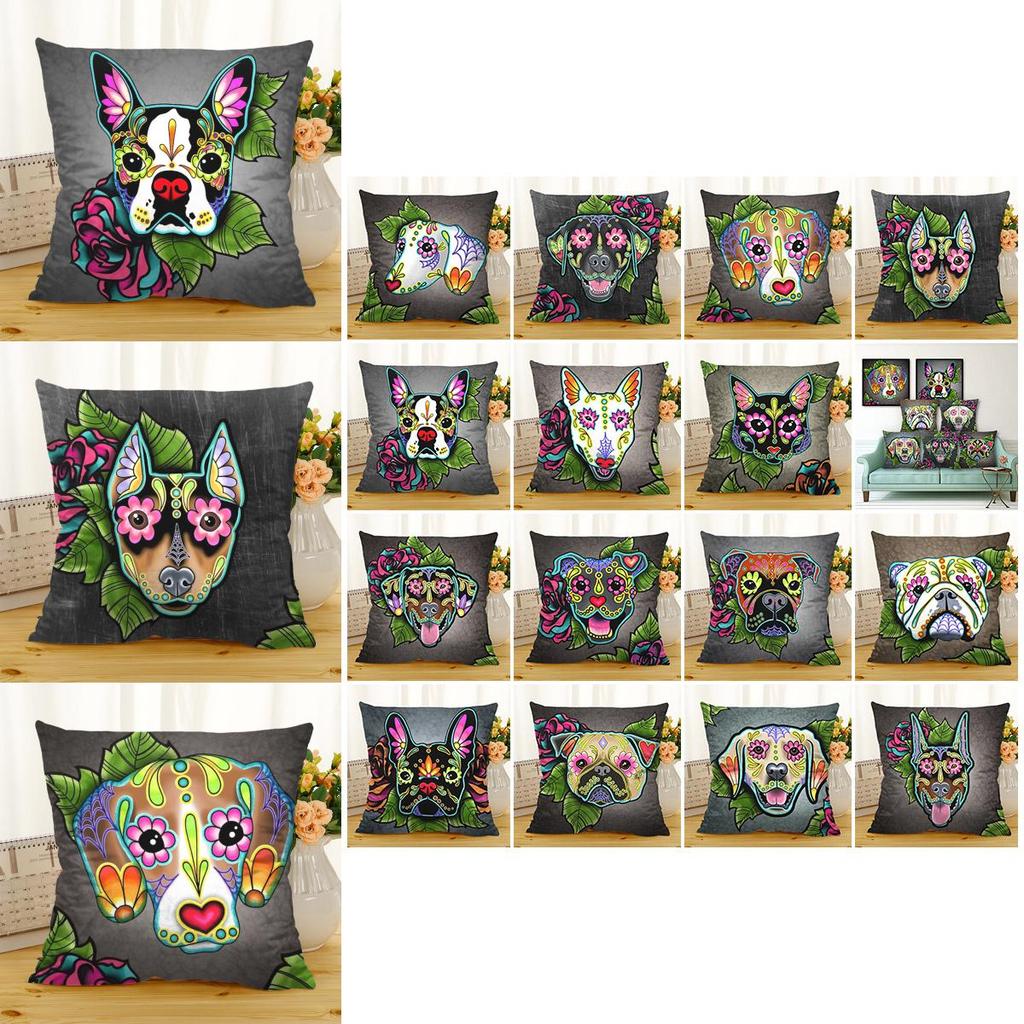 Versatile Cute And Humorous Dog Pillow Cover For Car Sofa And Home Office
