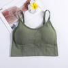Backless Sportswear Woman Gym Sports Bra Seamless Womens Underwear Adjustable Shoulder Strap Inner Padded Yoga Vest Bralette