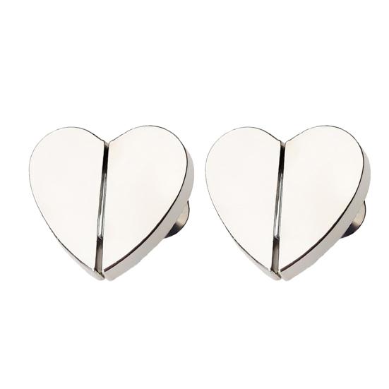 2/4/12/20Pcs Love Heart Curtain Magnet Closure Prevent Light Leaking Magnetic Curtain Clip Heavy Duty Alloy Thin Drapery Curtain Weight Magnet Holder