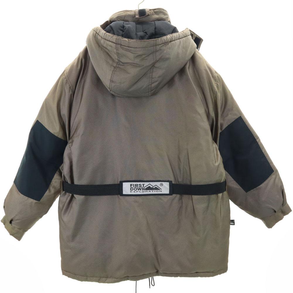FIRSTDOWN 90s Old Snow Board Down Jacket L Brown Skiing Men's Used
