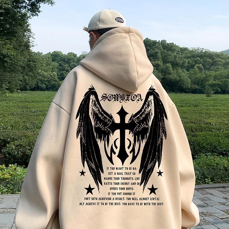 Bluza Cross Wings Chłopięca Jesień i Zima Nowa Para Duży Rozmiar Casualowa Kurtka z Kapturem