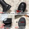 2021 autumn and winter new white boots women's flat boots but knee boots thin boots knight boots thin tall boots
