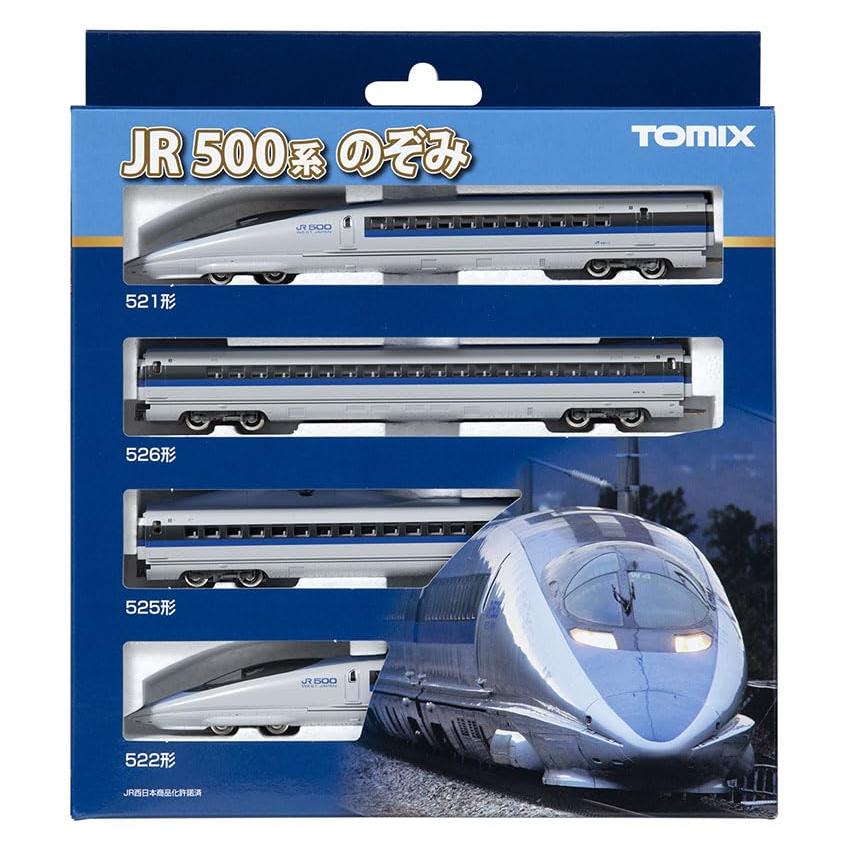 TOMYTEC TOMIX N Gauge 500 Series Tokaido Sanyo Shinkansen Nozomi Basic Set 4-Car Train Model 98363