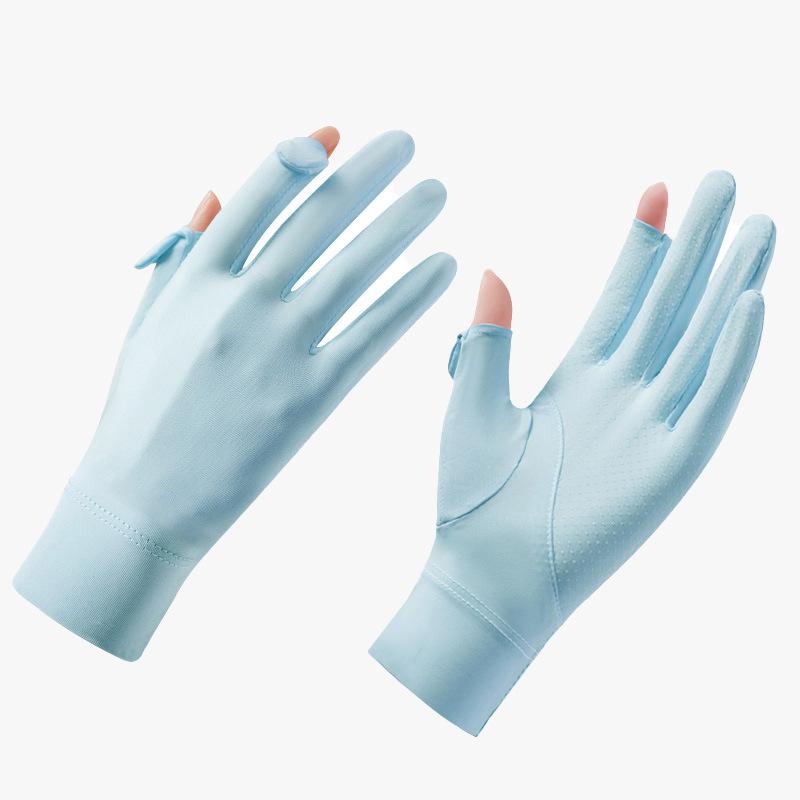 Sunscreen Gloves for Women with Ultraviolet Rays Summer Electric Car Anti Slip Thin Touch Screen Riding Sunscreen Gloves for Women