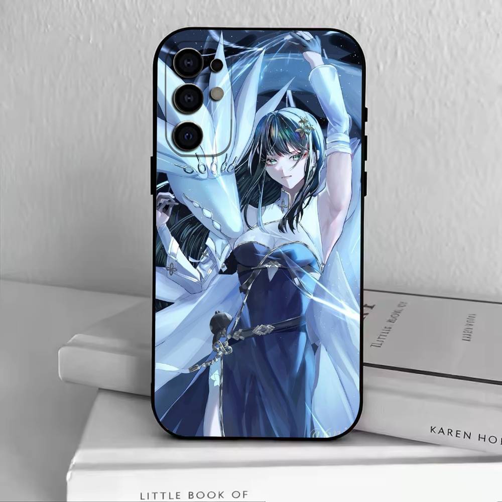 

Game -WW- Wuthering Waves WuWa Phone Case Black Silicone Soft For Samsung S25,S24,S21,S22,S23,S30,Ultra,S20,Plus,Fe,Lite Samsung S24