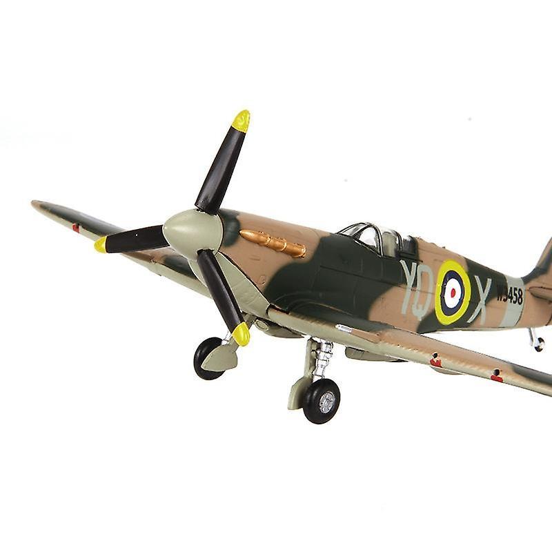 1:72 Spitfire Jägermodell Zweiter Weltkrieg Legierungsflugzeugmodell Simulation Militärische Dekoration
