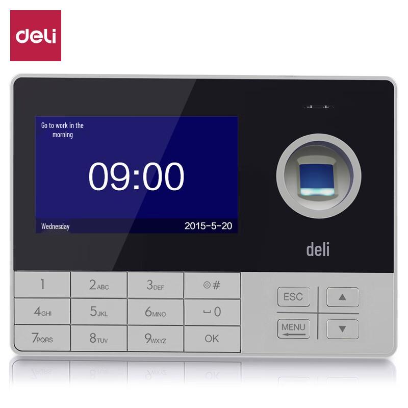 Deli 3757 Fingerprint Password Time Attendance Machine