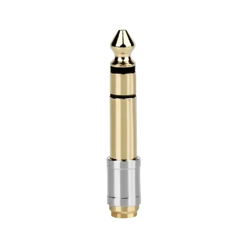 

Jack 3.5 To 6.35 Audio Adapter 6.5mm To 3.5mm Converters Male Female Connector Headphone Plug 6.3mm Consumer Electronics 1pcs срібний