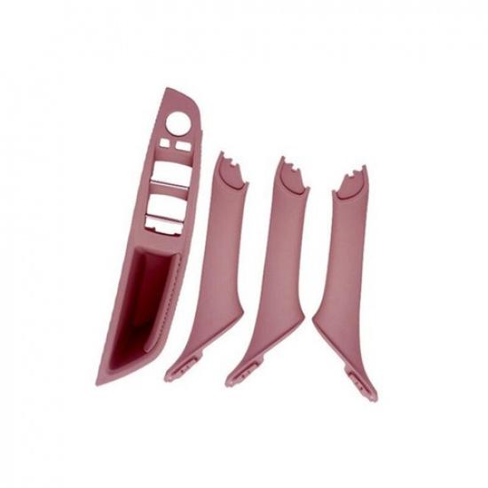 4X For BMW 5 Series F10 F11 F18 520 523 Car interior Door Handle ABS Part Trim