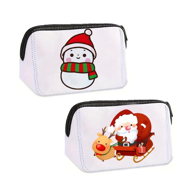 Pack of 38 Sublimation DIY Set Customizable Christmas Decors Set with Sublimation Blanks for Stylish Ornament