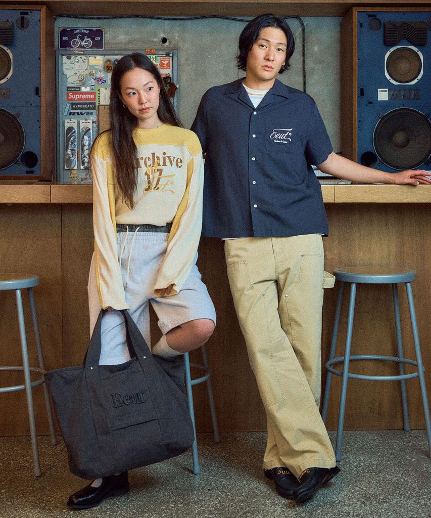 Iuteu Social Session Camp Shirt / Dark Navy