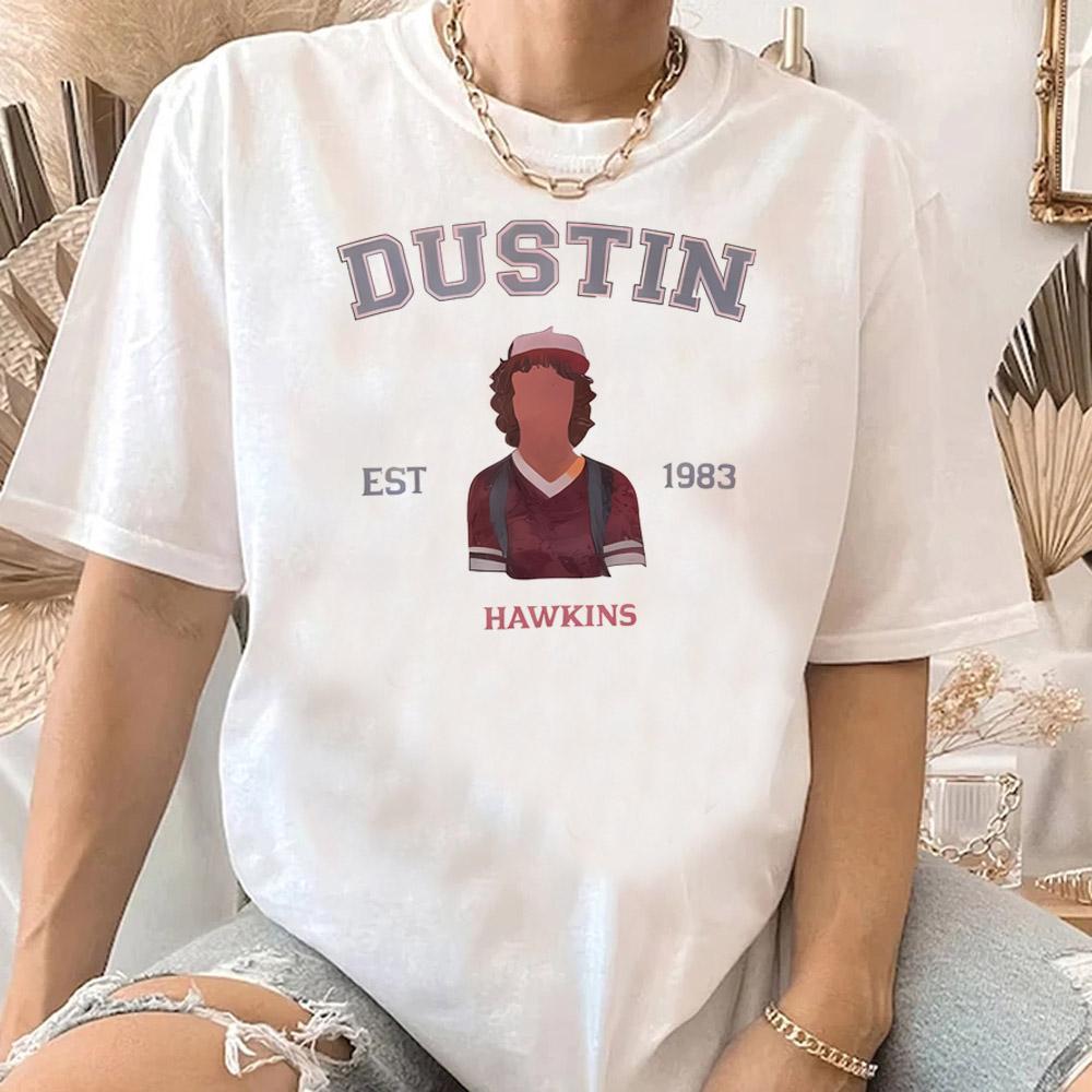 2026 New Hot Movie Eleven T Shirt Women Cartoon Dustin Steve Lucas Nancy Eddie Tshirt Unisex Fashion Tees