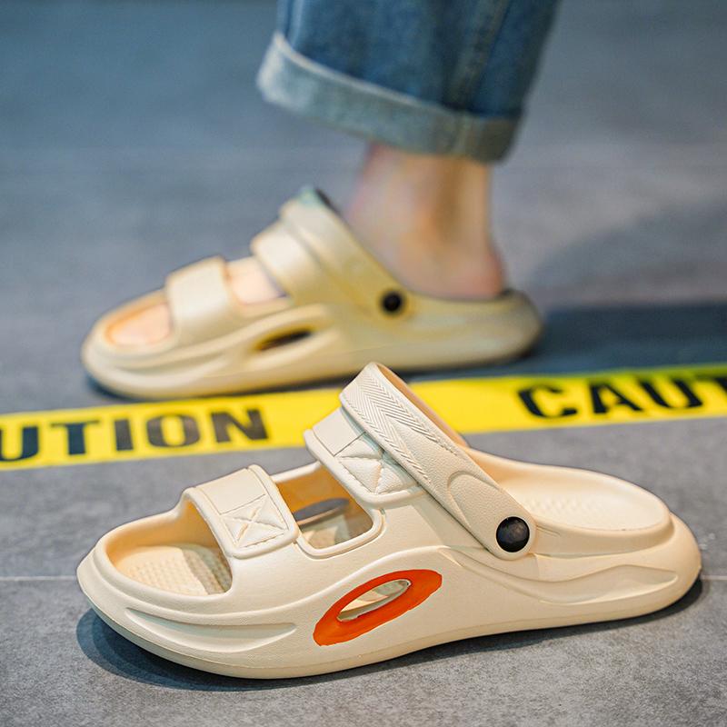 Fashion New Soft Sole Trendy Slippers Platform Sandals Indoor Outdoor Beach Sandals Summer Casual Comfortable Non Slip Flip Flops Man