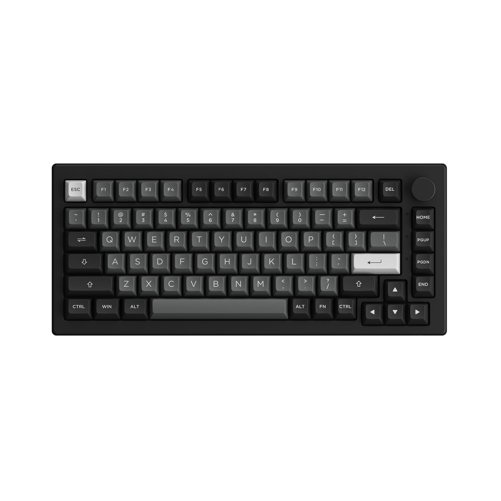 

Akko 5075B Plus Black Silver English USB Bluetooth Wireless V3 Cream Yellow Pro Magnetic Switch Tenkeyless Mechanical Gasket Mounted 3000mAh RGB Light
