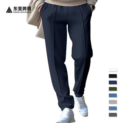 New Pants Men's Spring and Summer Loose Straight Sports Casual Trousers Oversize Trousers