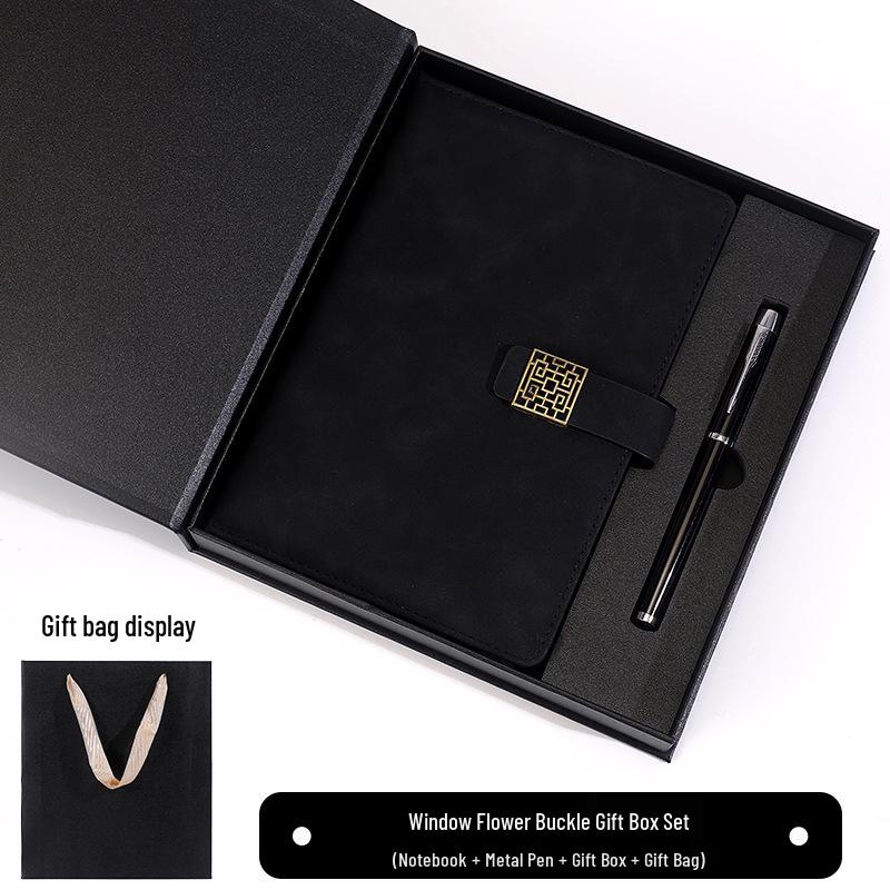 Custom A5 Notebook with Logo - Corporate Meeting Diary & Gift Box Set