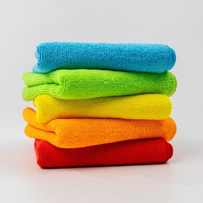 Set Lavete Colorate din Microfibră pentru Vase & Prosoape pentru Spălarea Mașinii - Groase, Absorbante, Include Tampoane Abrazive