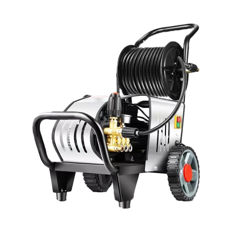 High-Pressure Hose Reel Car Wash Pump - Commercial & Home Use
