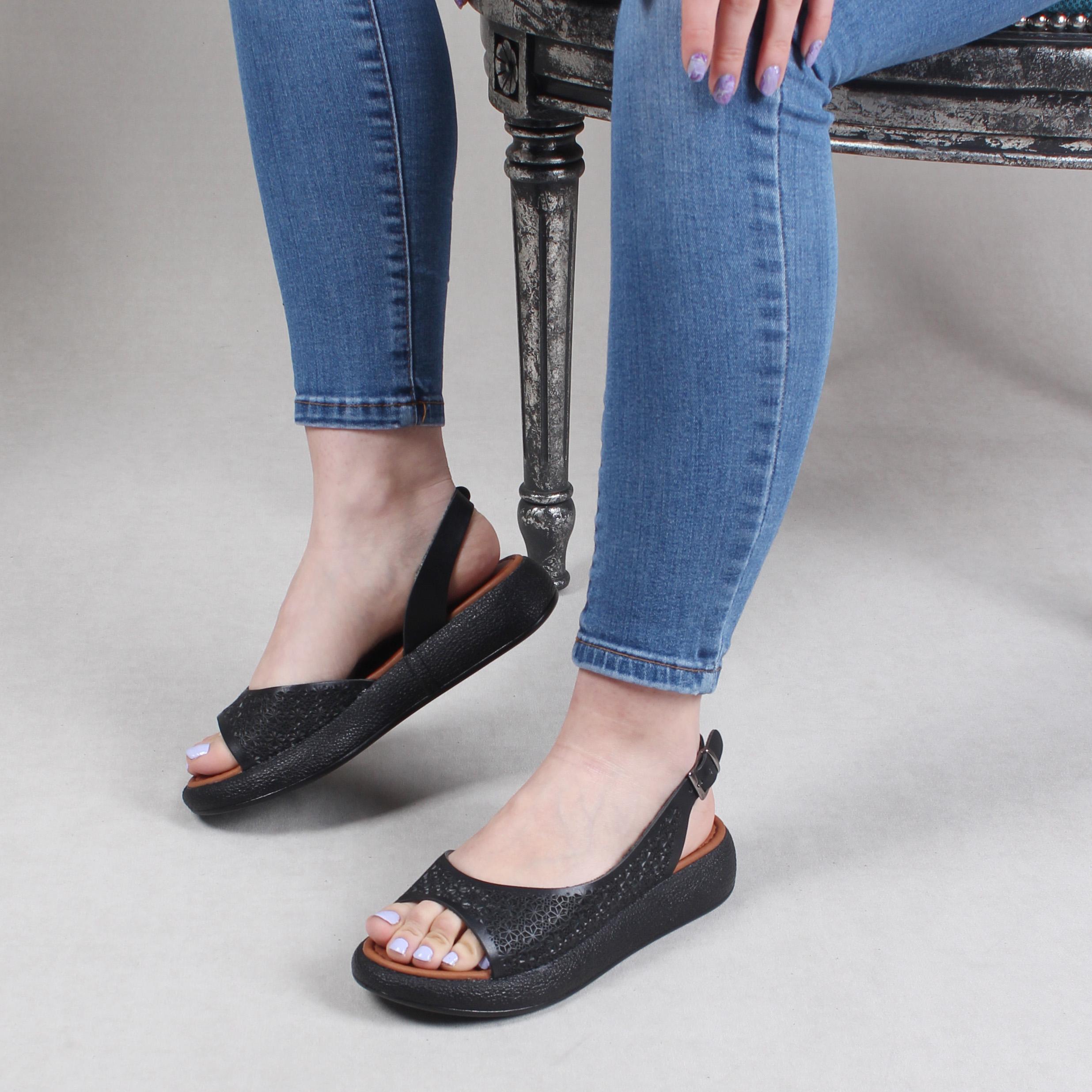 

Женские сандалии с черным поясом на спине, повседневные удобные, лето 2021 г.