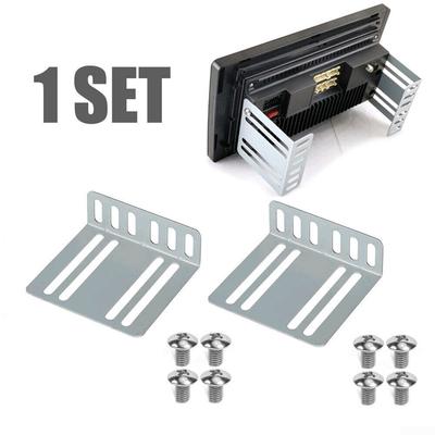 Accessorio di Montaggio Autoradio Sostitutivo Argento 2 Din