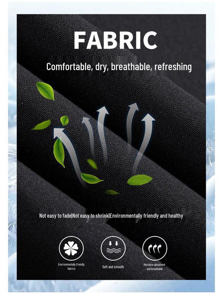 Men's Breathable Lyocell Linen Summer Trousers - Casual, Comfortable, Elastic Waist, Straight Leg, Solid Color.