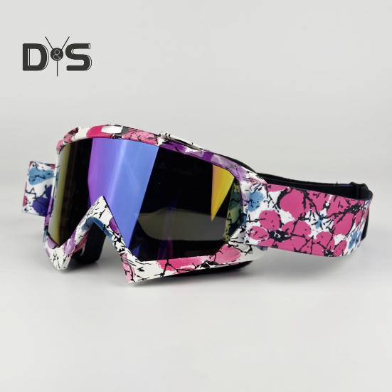 Outdoor Cycling Glasses with Elastic Band UV Protection Windproof Lightweight Men Women Skiing Snowboarding Motorcycle Bike Sports Goggles Eyewear