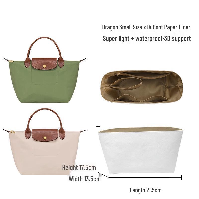 Longxiang Leichte DuPont-Papier-Tasche in Tasche: Innentasche in großen, mittleren und kleinen Größen, stützende Form, wasserdicht, Aufbewahrungstaschen.
