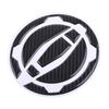 Carbon Fiber Motorcycle Gas for Tank Caps Pad Cover Sticker Decals Diameter 12cm/4.72-inch for Z900 Z400 Ninja 400 Ninja