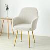 1Pc Solid Color Polar Fleece Dining Chair Covers Elastic High Arm Armchair Cover Removable Stretch Office Seat Slipcover Home