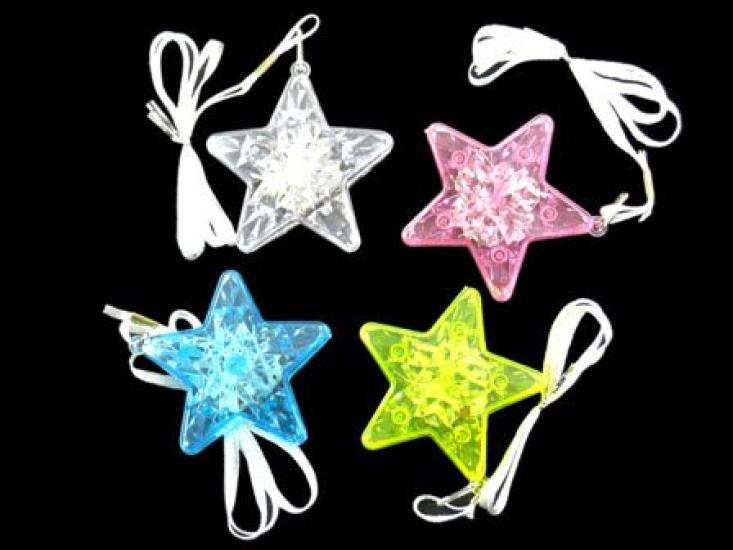 Diamond Star Pendant Set with Fun Goods [Light-up Toy] (36 pieces) / (Paper Balloons)
