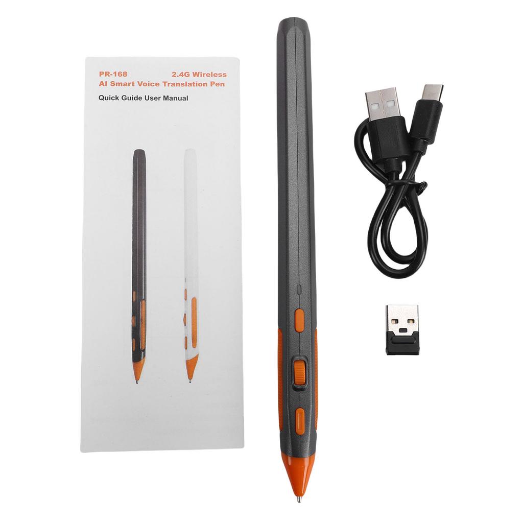 Pen Mouse Pocket Ergonomic 2.4G Wireless Pen Mouse with Voice Control for Laptops Desktop Computers Tablets Smartphones