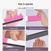 Three-Sided Washable Nail Polishing Strip - Pink, White, Gray - Nail Surface Sanding Sponge & Polisher Tool