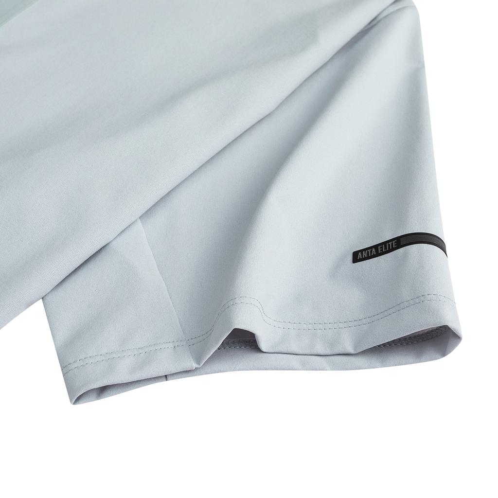 Anta Training Series Short Sleeve Polo Shirt Summer 2026 Men tops Cloud-Gray 952627125-1