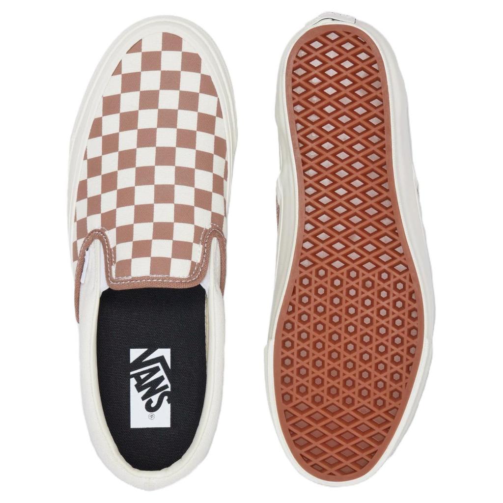 Vans Premium Slip-On 98 Checkerboard - Coffee Brown Unisex Sneakers VN000CSECFF