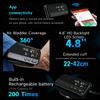 Portable Bluetooth Blood Pressure Monitor Digital Tonometer LCD Large Display Adjustable Large Cuff Sphygmomanometer
