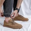 2025 Outdoor Handmade Leather Casual Mens Shoes Design Sneakers Man Comfortable Men Walking Mountaineering Travel Shoes Driving