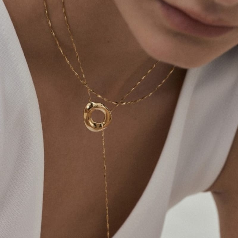 

cellmute drop PEBBLE TEARS N 18k gold