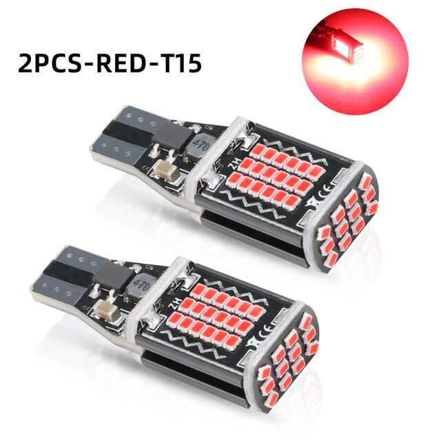 2PCS T15 W16W 921 912 T16 902 LED Bulbs High Power Super Bright Replace For Car Reversing Light White Canbus