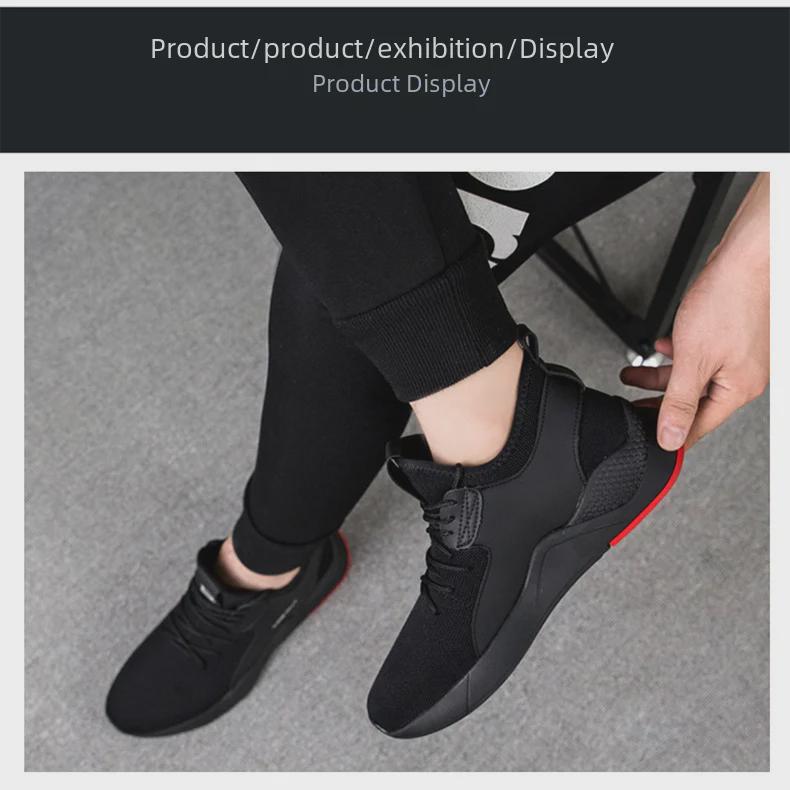 2025 Autumn Men's Breathable Mesh Casual Soft Sole Korean Style Running & Sports Shoes for Trendy Students