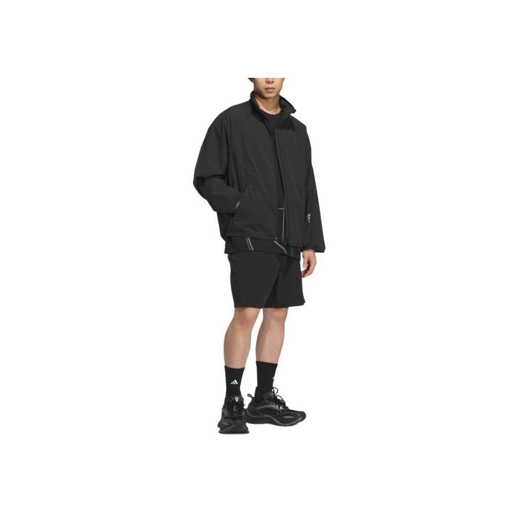 adidas Fos Ss25 Tkana Stójka Luźny Krój Sportowa Casualowa Wszechstronna Kurtka Męska Kurtka KC0137