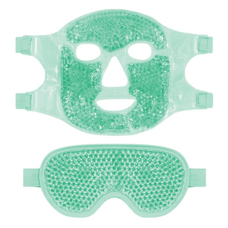 Gel rafraîchissant pour le visage, compresse chaude et froide, masque réutilisable, soulagement de la pression, yeux gonflés, migraines, soins de la peau