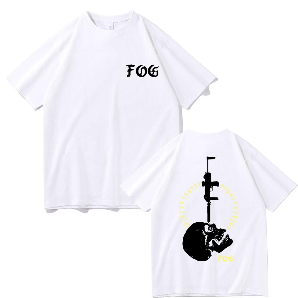 Vintage Fog Forward Observations Group Print T-Shirt Skelett Grafik T-Shirts Herren Oversized T-Shirt Herren Gothic Rock Kleidung