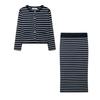 Kaslead New Arrival Women's Clothing Fashion Style Stripes Knitting Outwear Half-Length Skirt 5755110 5755111