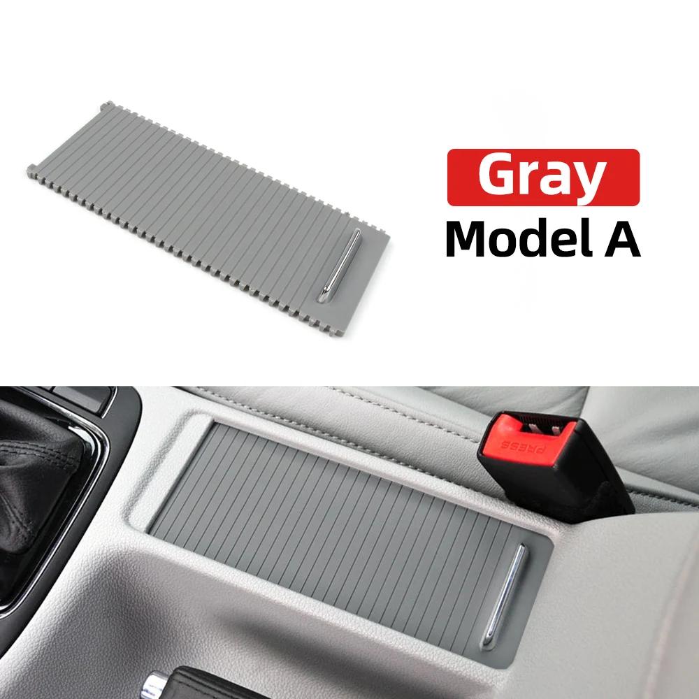 Interior Car Center Console Drink Cup Water Holder Roller Shutter Blind Cover Plate For Skoda Superb 2009-2025 3T08625319B9