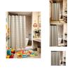 Waterproof Bathroom Shower Curtain Set With Dot Pattern For Home Use