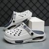 Unisex Breathable Clog Sandals Lightweight Hollow-out EVA Slippers Non-slip Beach Garden Shoes for All Seasons